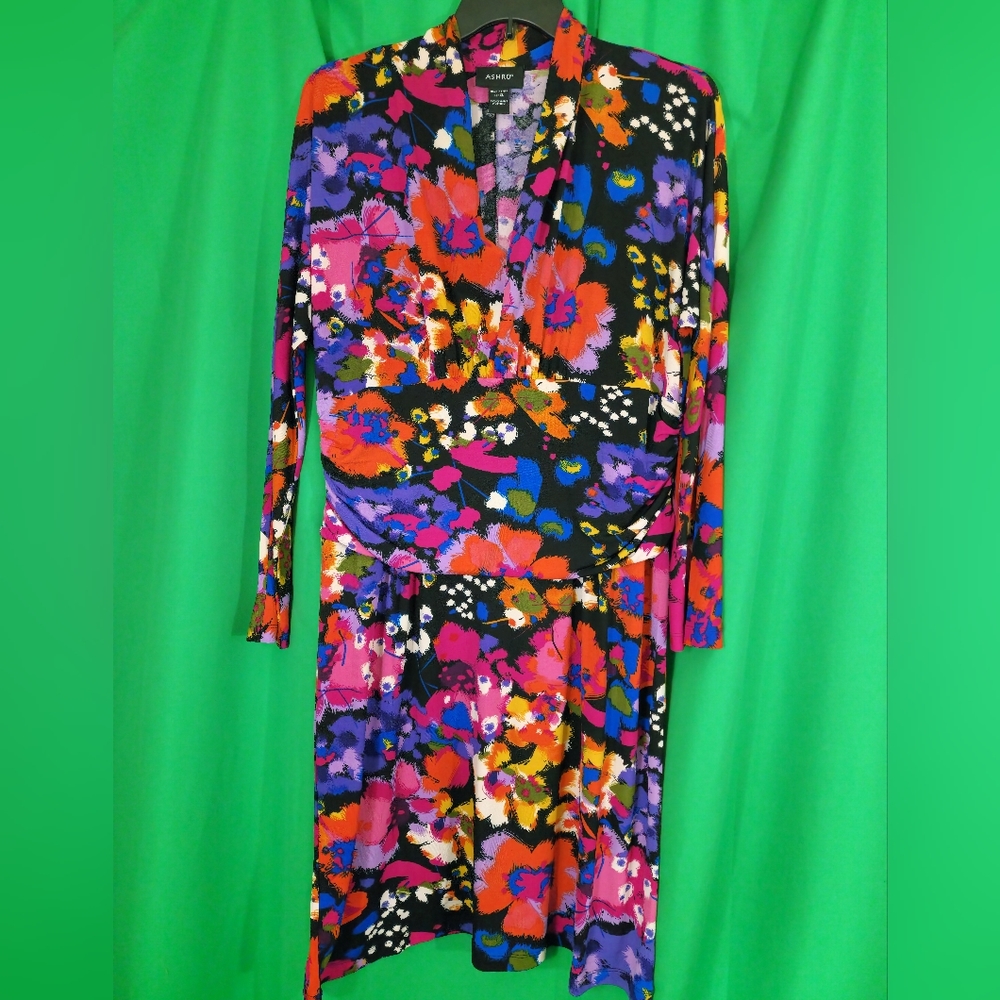 Ashro Dress, XL, Multicolor - EUC